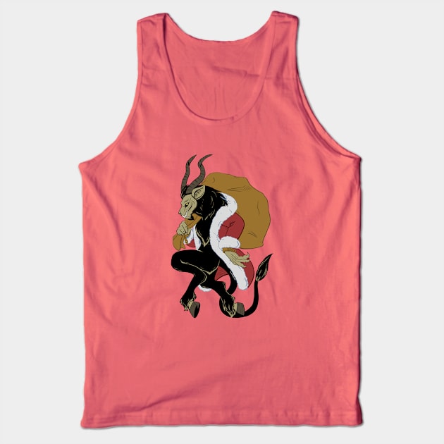 A Merry Krampus Tank Top by lizstaley